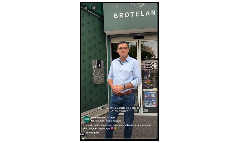 Jean-Bernard Brotelande filmé par Formaderm 